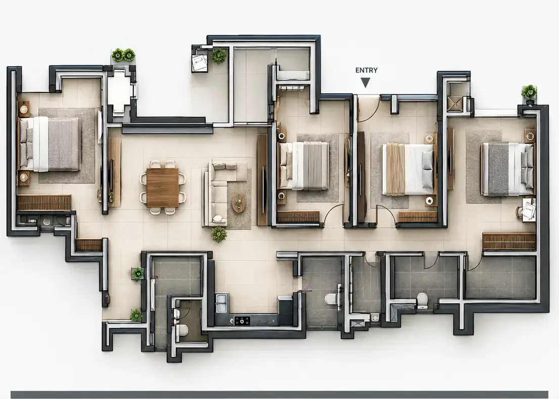 Assetz Codename Twin Lake City Floor Plans