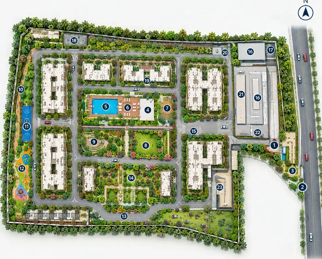 Assetz Codename Twin Lake City Master Plan