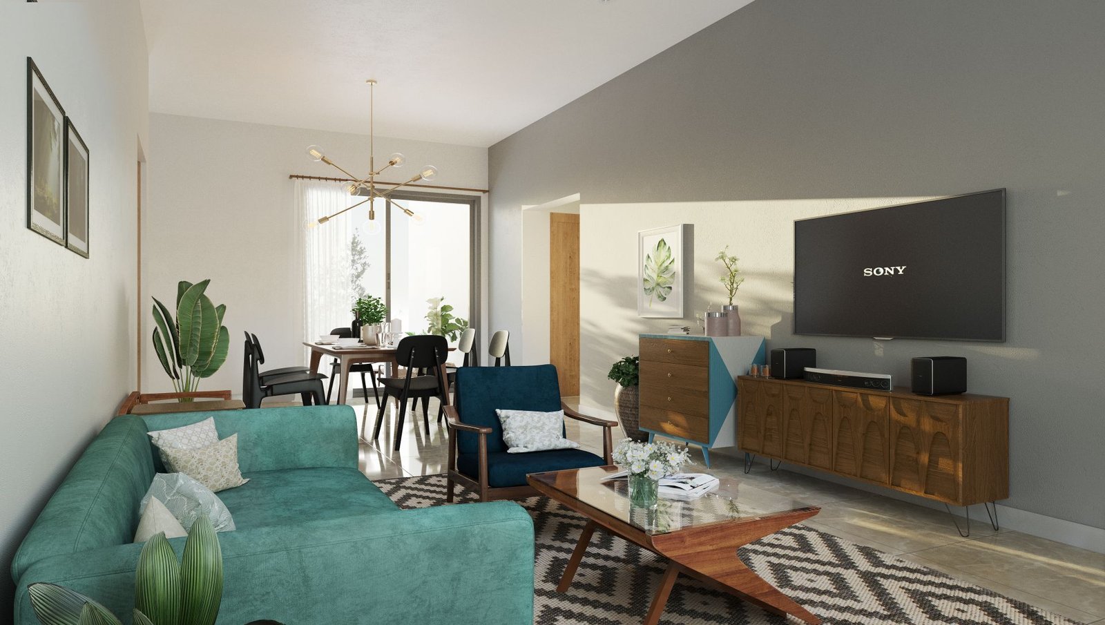 Godrej Whitefield Villas - Spacious luxury living room with premium interiors