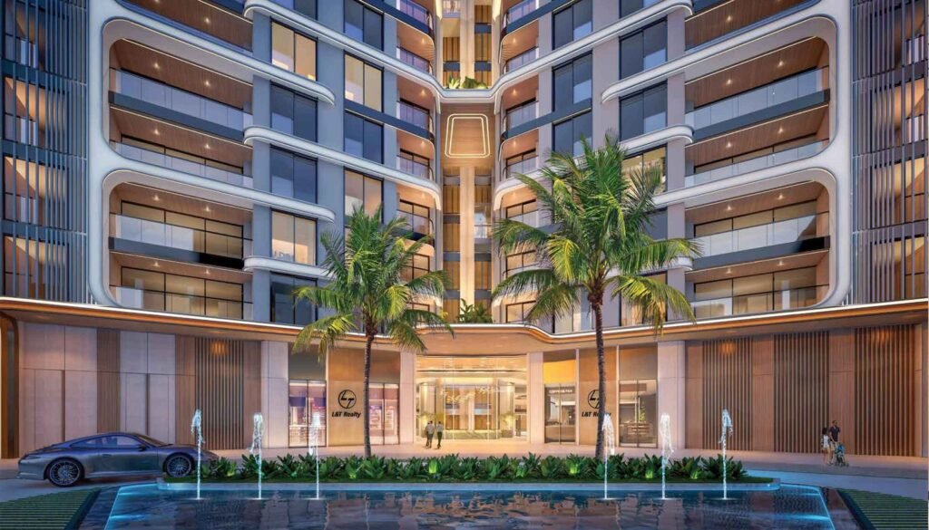 L&T Realty Malad - Landscaped gardens and open spaces