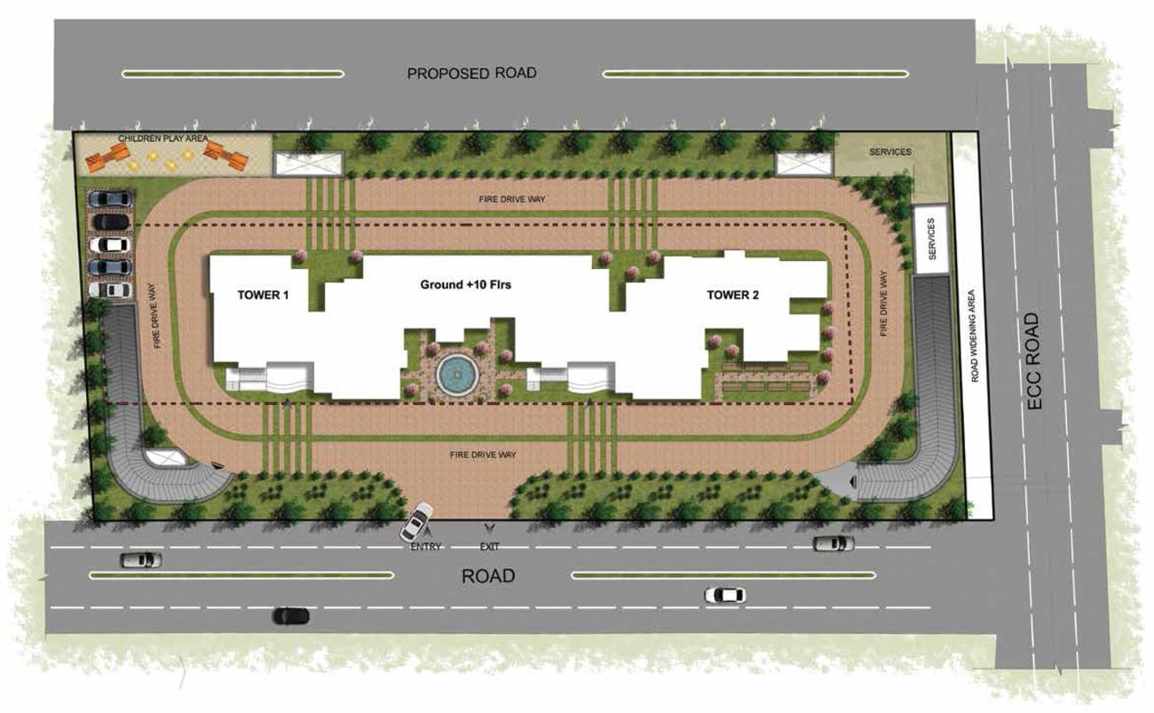Prestige Fontaine Bleau Master Plan