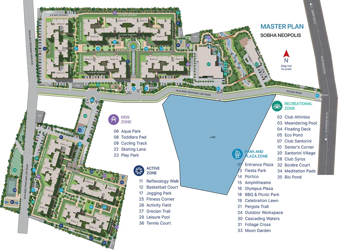 Sobha Neopolis Master Plan